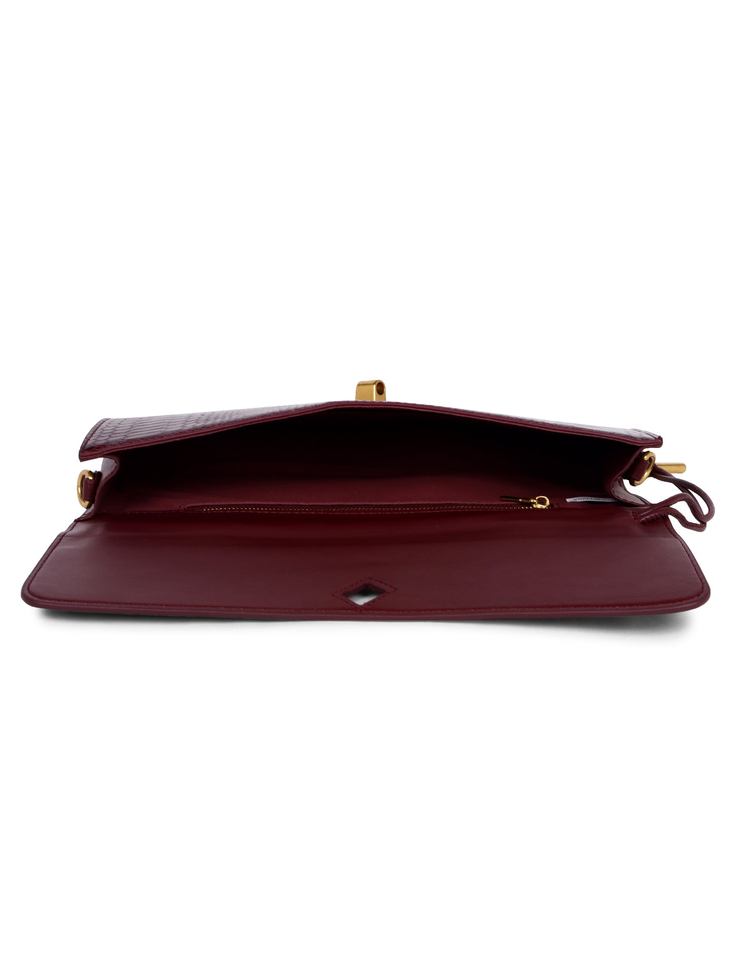 burgundy rizz bag