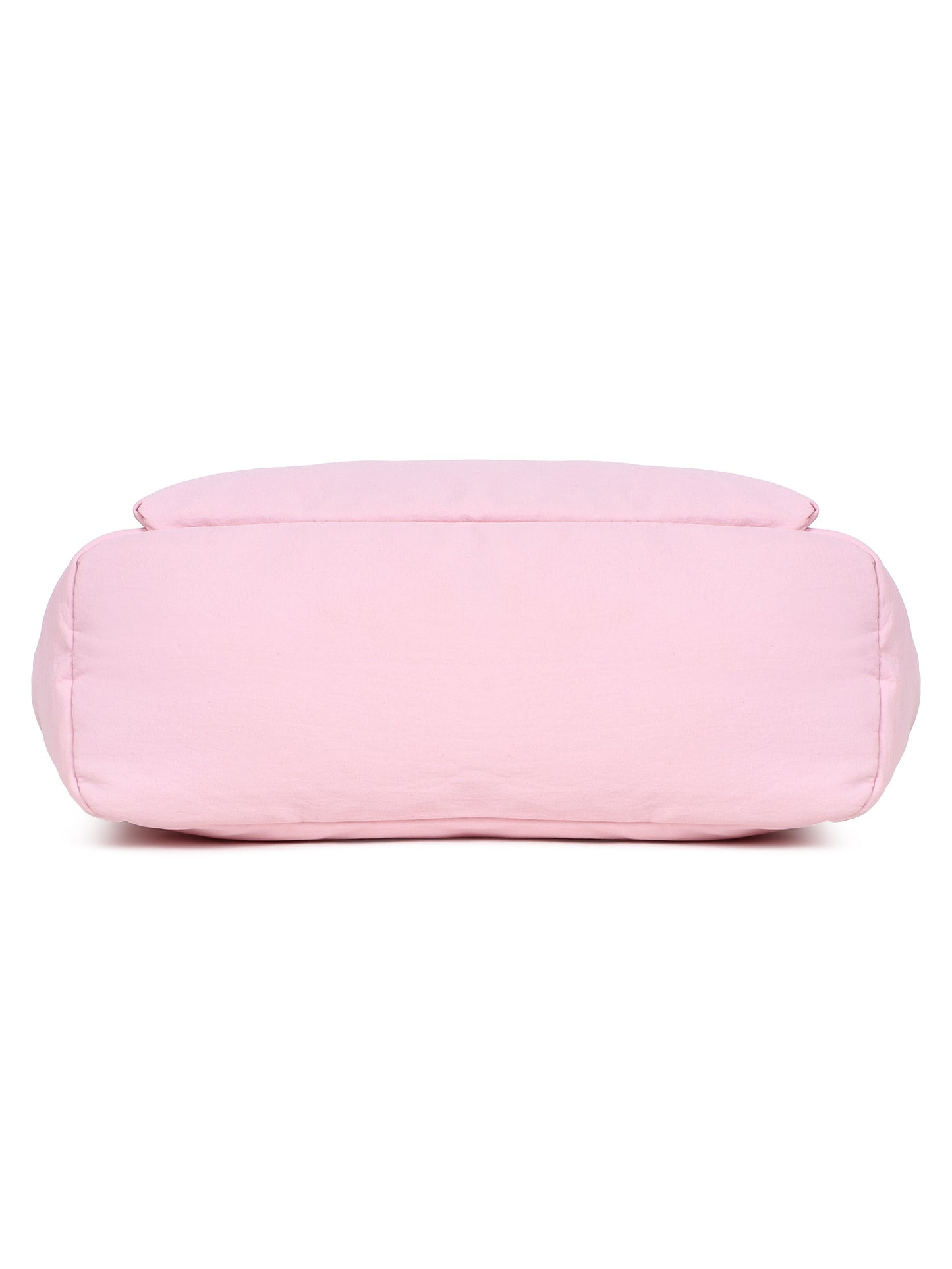 pink puffer tote