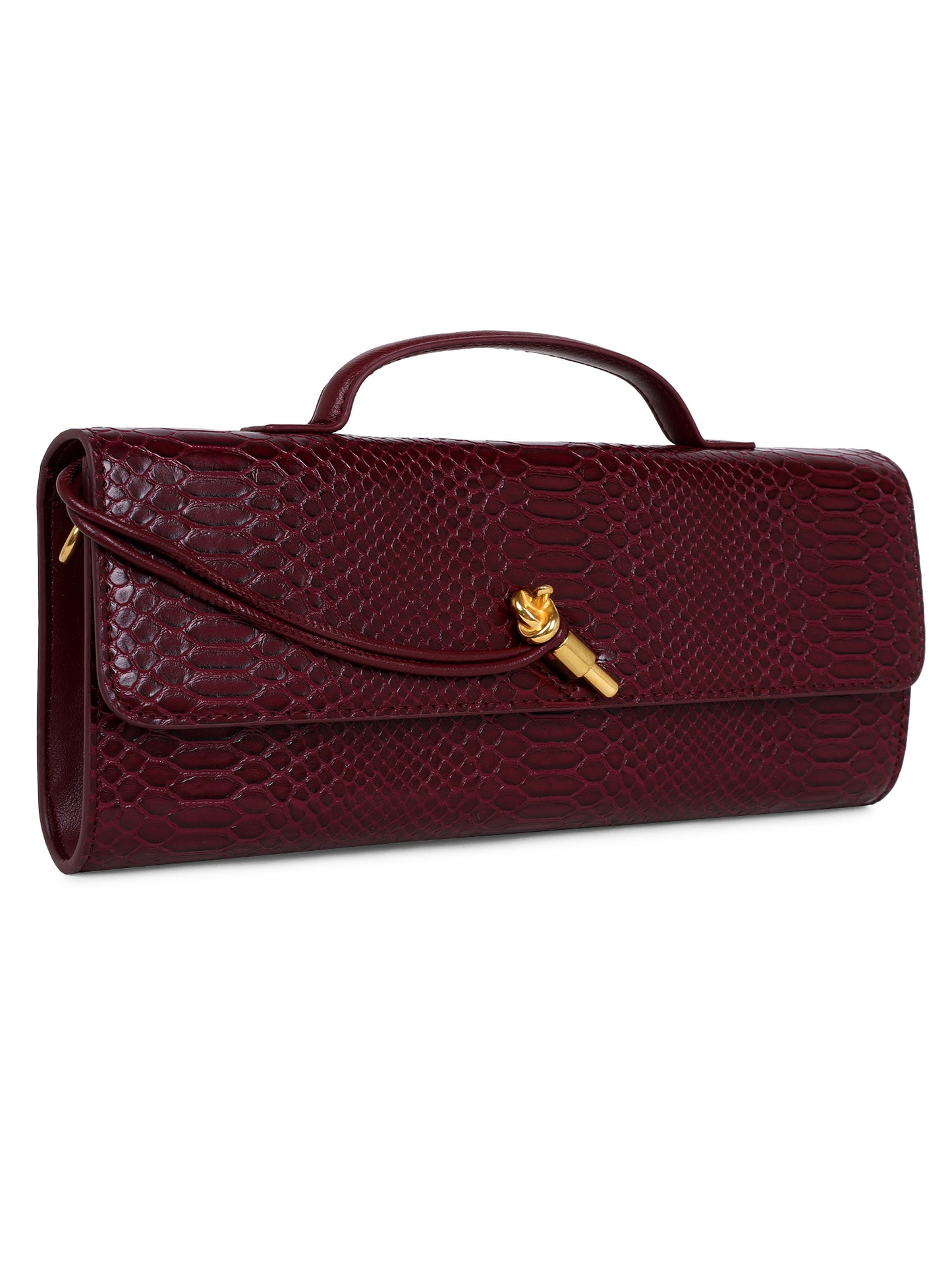 burgundy rizz bag