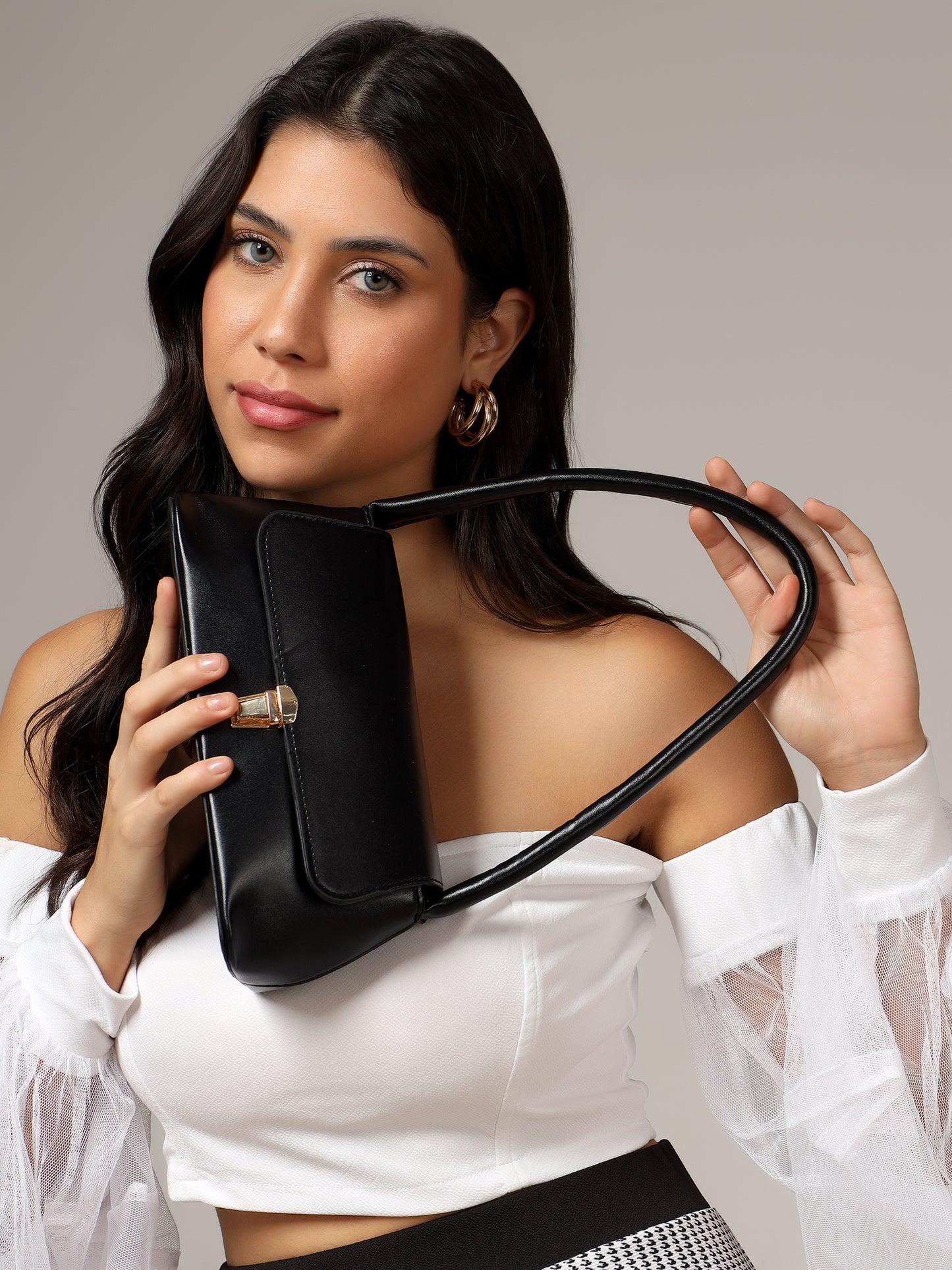 Black Shimy bag