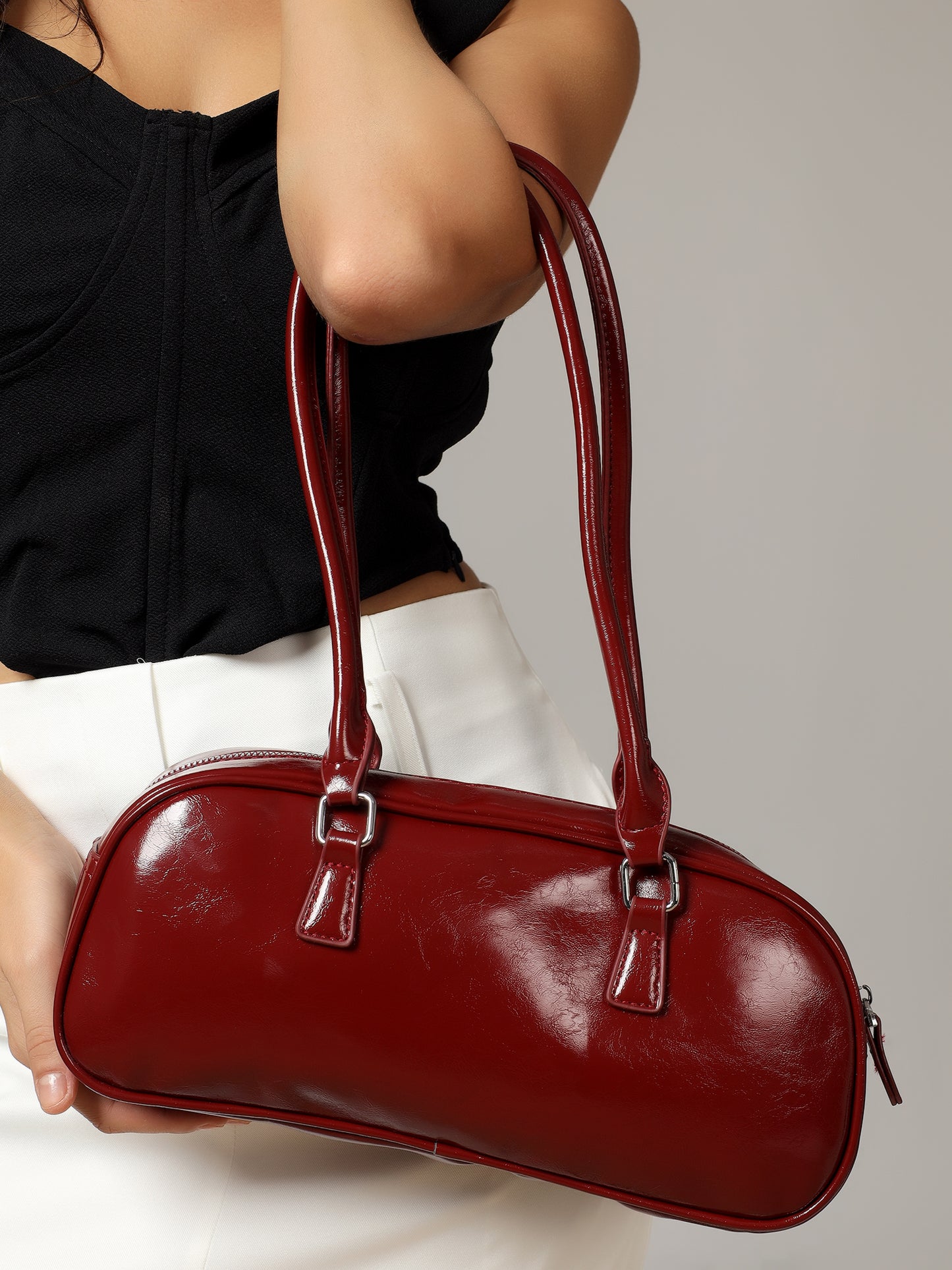 maroon eden bag