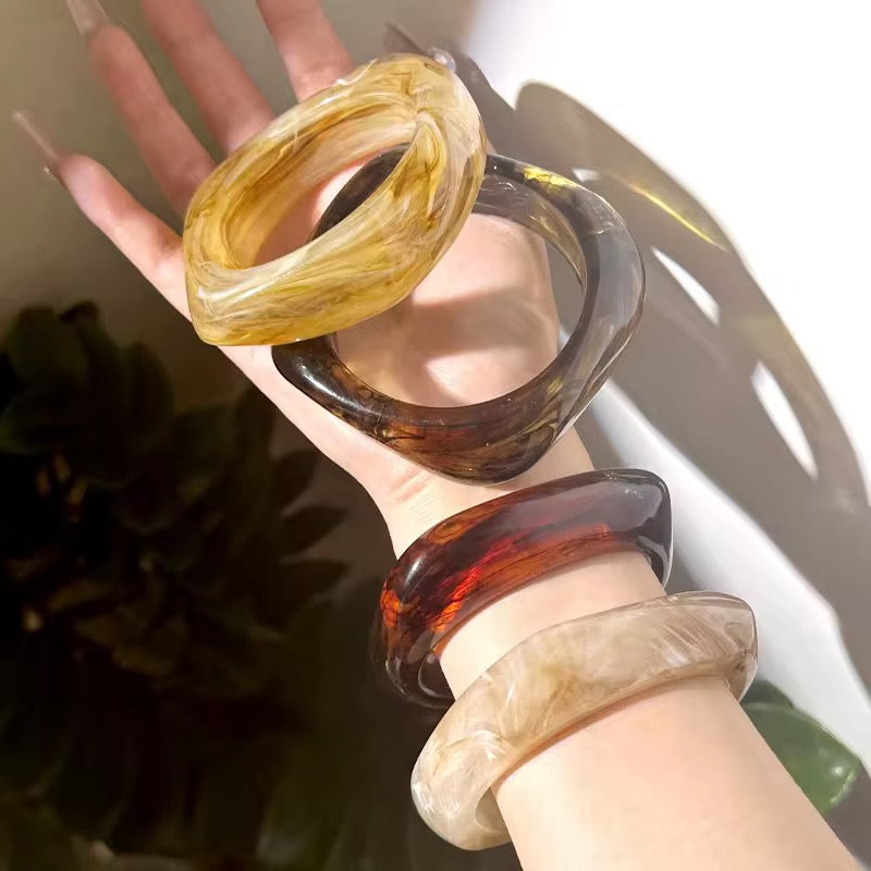 Neutral Resin bangles