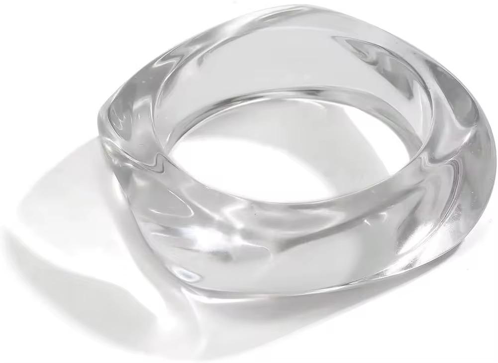 Vibrant Acrylic Resin Chunky Bangle Kada for Women & Girls