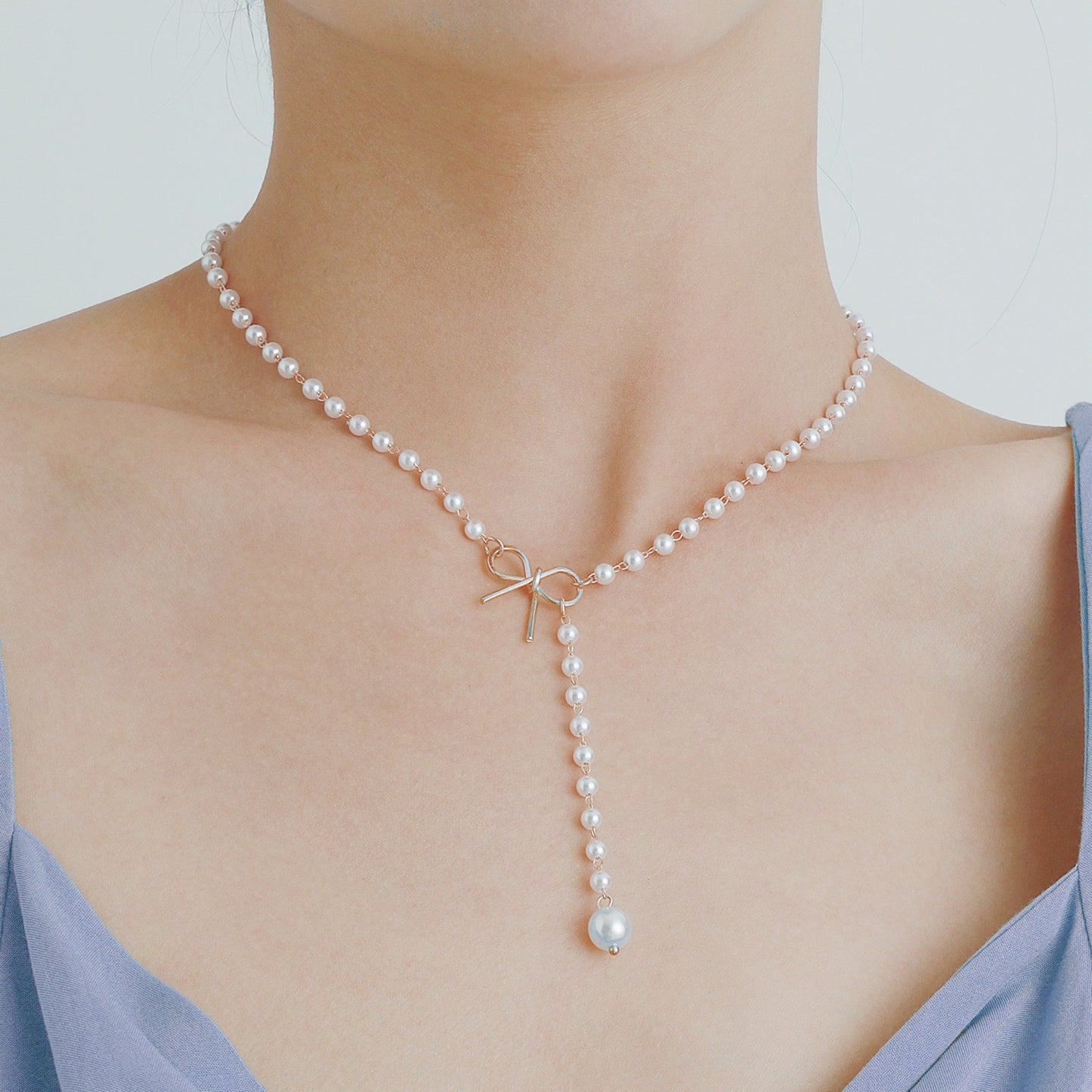 Minimal Bow Pendant Necklace ✨